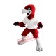 Red Fierce Eagle Mascot Costume Red Fierce Eagle Mascot Costume
