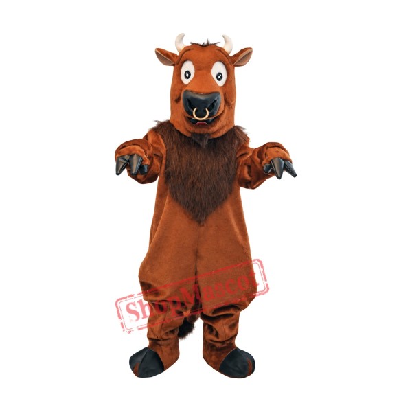 Superb Bull Mascot Costume Superb Bull Mascot Costume