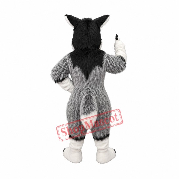 Fierce Wild Wolf Mascot Costume Fierce Wild Wolf Mascot Costume