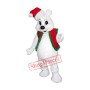 Lovely Christmas Polar Bear Mascot Costume