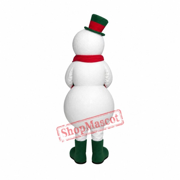 Affordable Christmas Snowman Mascot Costume Affordable Christmas Snowman Mascot Costume