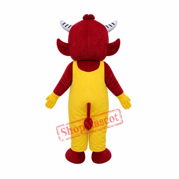 Red Devil Boy Mascot Costume Red Devil Boy Mascot Costume