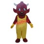 Red Devil Boy Mascot Costume