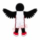 Black Lightweight Raven Mascot Costume Black Lightweight Raven Mascot Costume