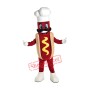 Chef Hot Dog Mascot Costume