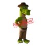 Superb Green Alligator Mascot Costume