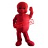 Red Alien Mascot Costume