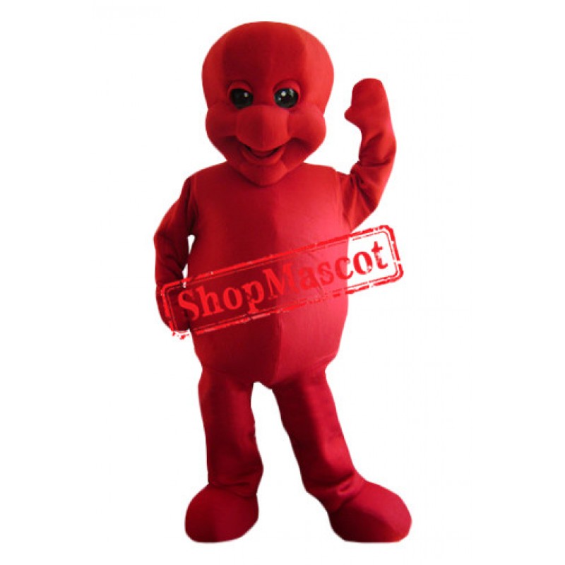 Red Alien Mascot Costume