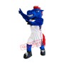 Fierce Lightweight Blue Horse Mascot Costume