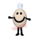Chef Egg Mascot Costume Chef Egg Mascot Costume