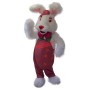 Superb White Rabbit Bunny Mascot Costume