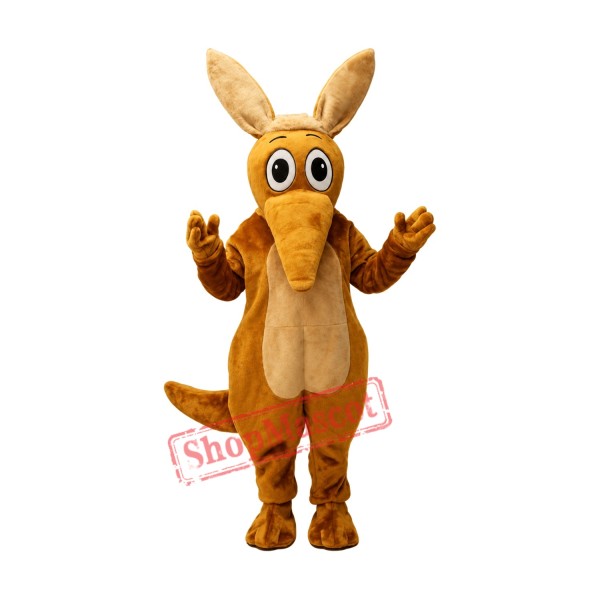 Superb Aardvark Mascot Costume Superb Aardvark Mascot Costume