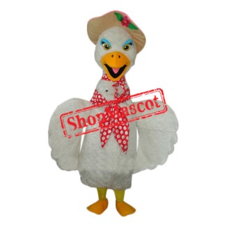 Beautiful Swan Mascot costume