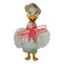 Beautiful Swan Mascot costume