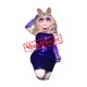 Muppet Piggy's New Sequins Dress Mascot Costume
