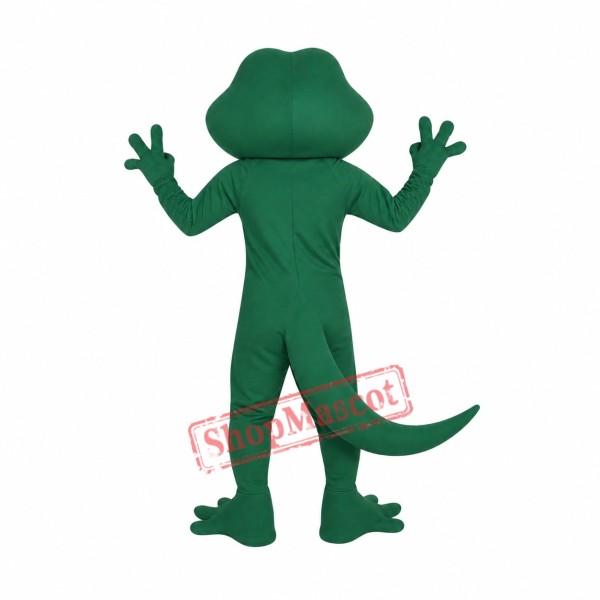 Happy Realistic Frog Mascot Costume Happy Realistic Frog Mascot Costume