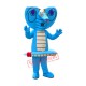 Affordable Blue Snake Mascot Costume
