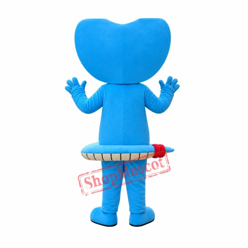 Affordable Blue Snake Mascot Costume