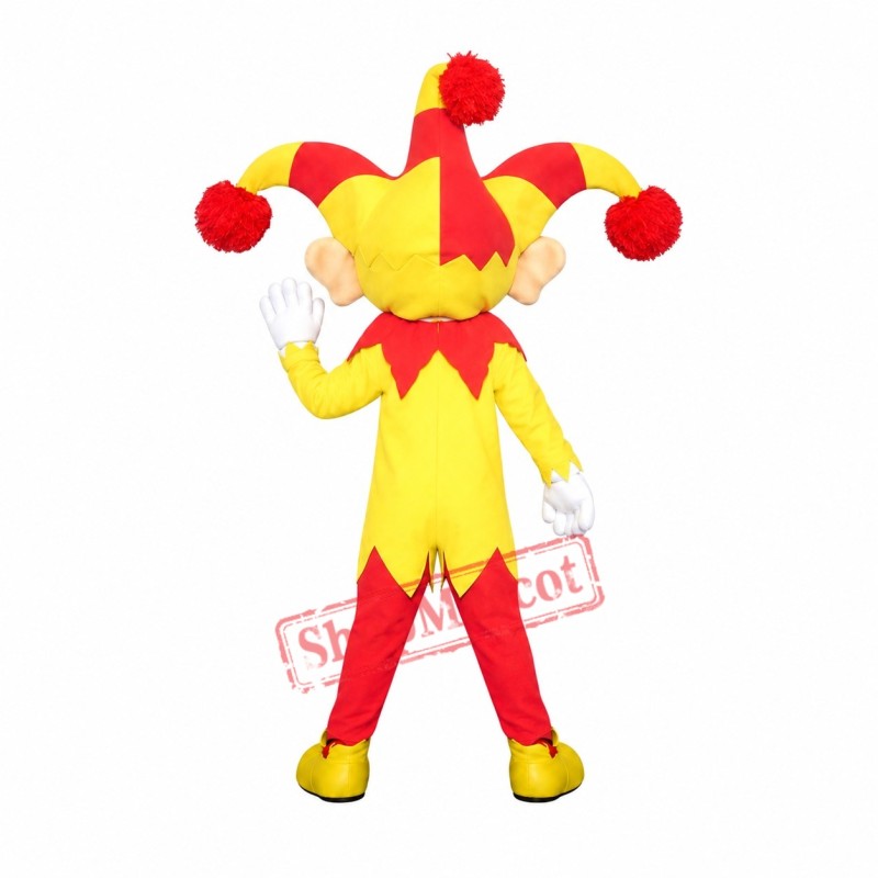 Jingle Jester Mascot Costume Jingle Jester Mascot Costume
