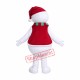 Red Snowman Mascot Costume