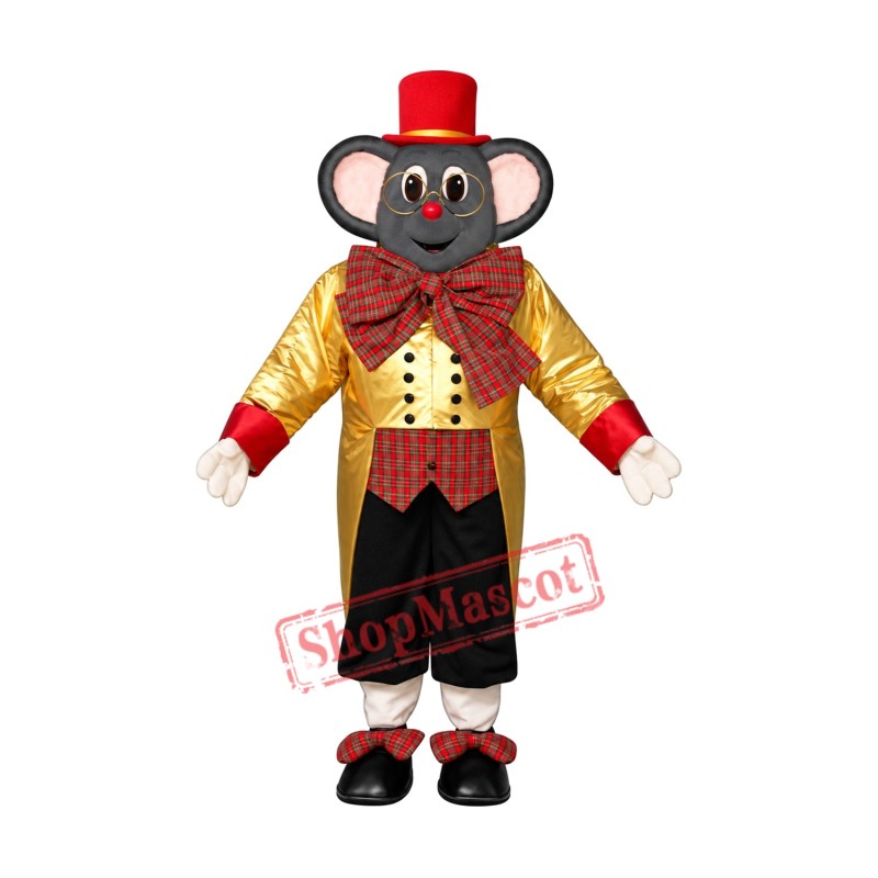 Superb Christmas Mouse Mascot Costume Superb Christmas Mouse Mascot Costume