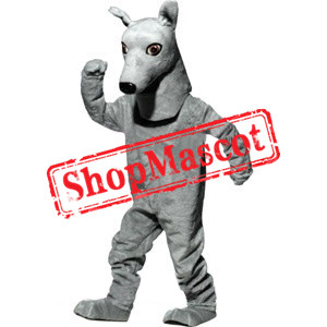 Smart Greyhound Mascot Costume