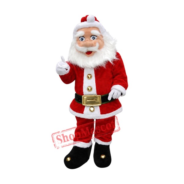 Superb Christmas Santa Claus Mascot Costume Superb Christmas Santa Claus Mascot Costume