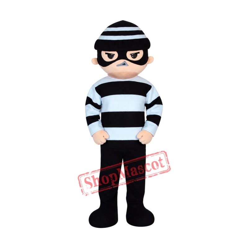 Thieves Boy Mascot Costume Thieves Boy Mascot Costume