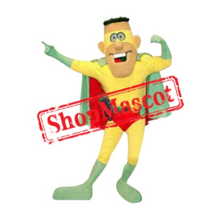 Funny Superman Mascot Costume