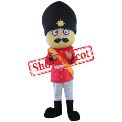 Superb Soldier Mascot Costume