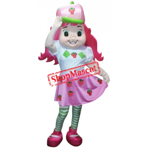 Strawberry Shortcake Mascot Costume