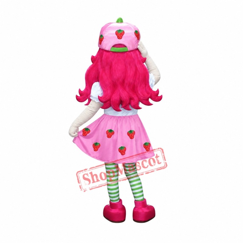 Strawberry Shortcake Mascot Costume Strawberry Shortcake Mascot Costume