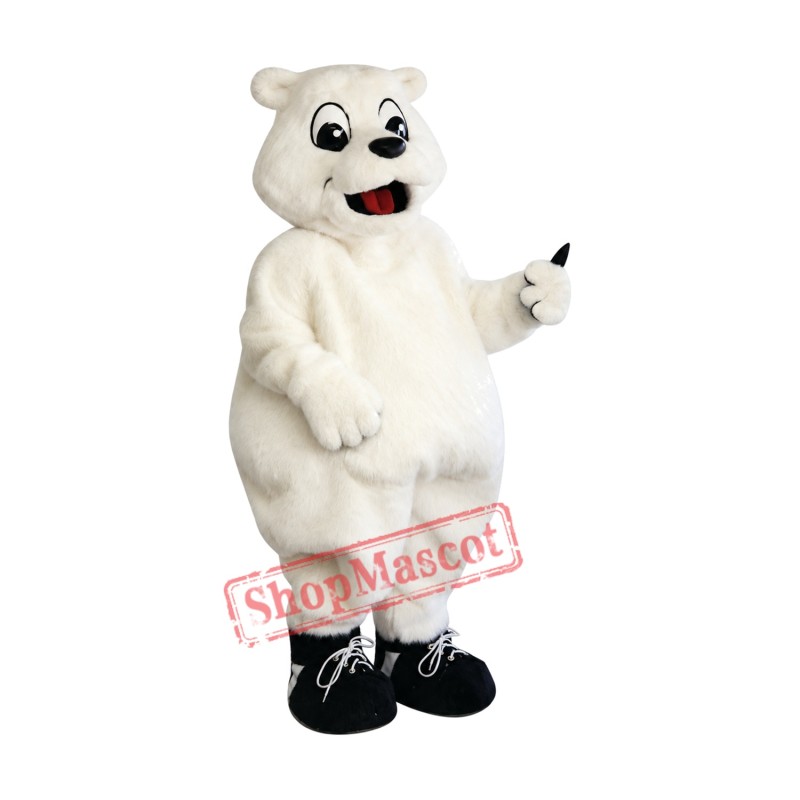 Superb Cute Polar Bear Mascot Costume Superb Cute Polar Bear Mascot Costume