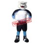 Superb Fierce Polar Bear Mascot Costume