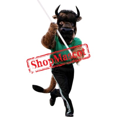 Superb Sport Buffalo Mascot Costume