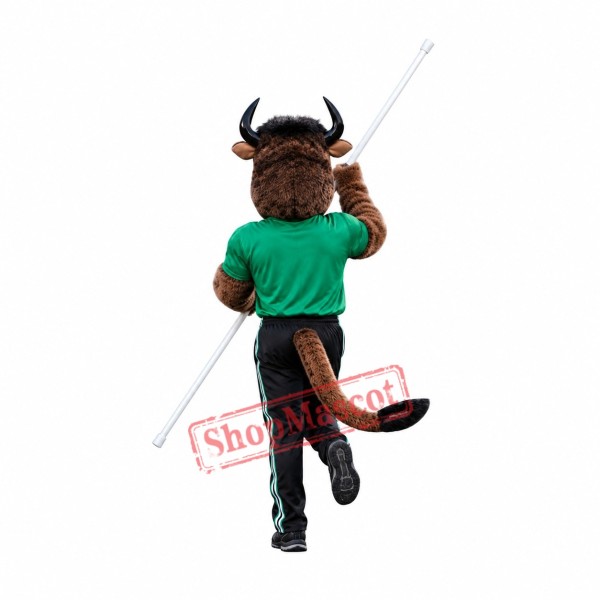 Superb Sport Buffalo Mascot Costume