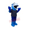 Sport Blue Fish Mascot Costume