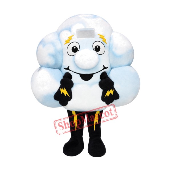 Lightning Cloud Mascot Costume Lightning Cloud Mascot Costume