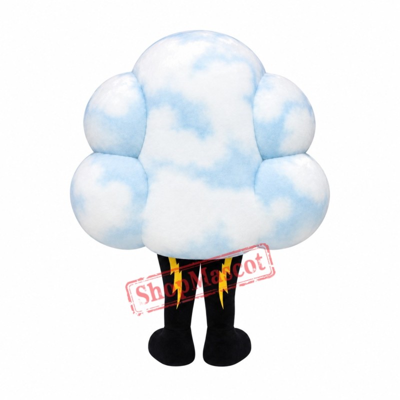 Lightning Cloud Mascot Costume Lightning Cloud Mascot Costume