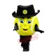 Superb Sport Tennis Ball Mascot Costume Superb Sport Tennis Ball Mascot Costume