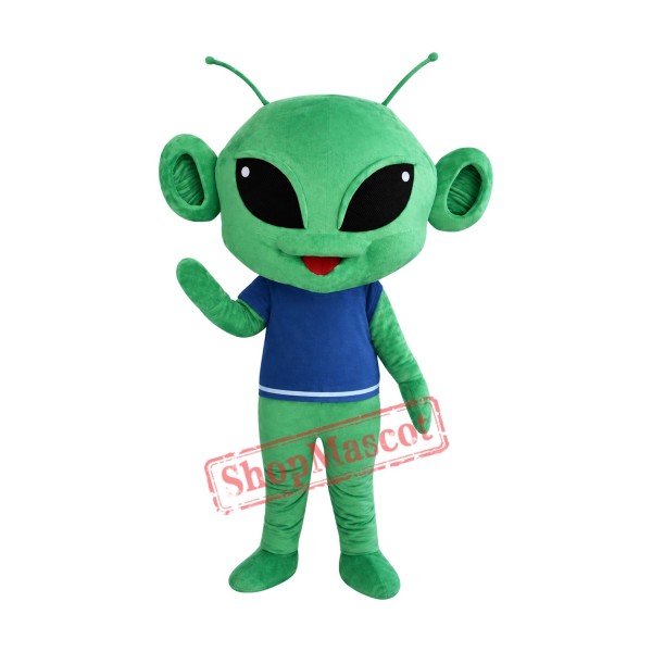 Big Head Green Alien Mascot Costume Big Head Green Alien Mascot Costume