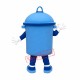 Blue Bin Mascot Costume Blue Bin Mascot Costume