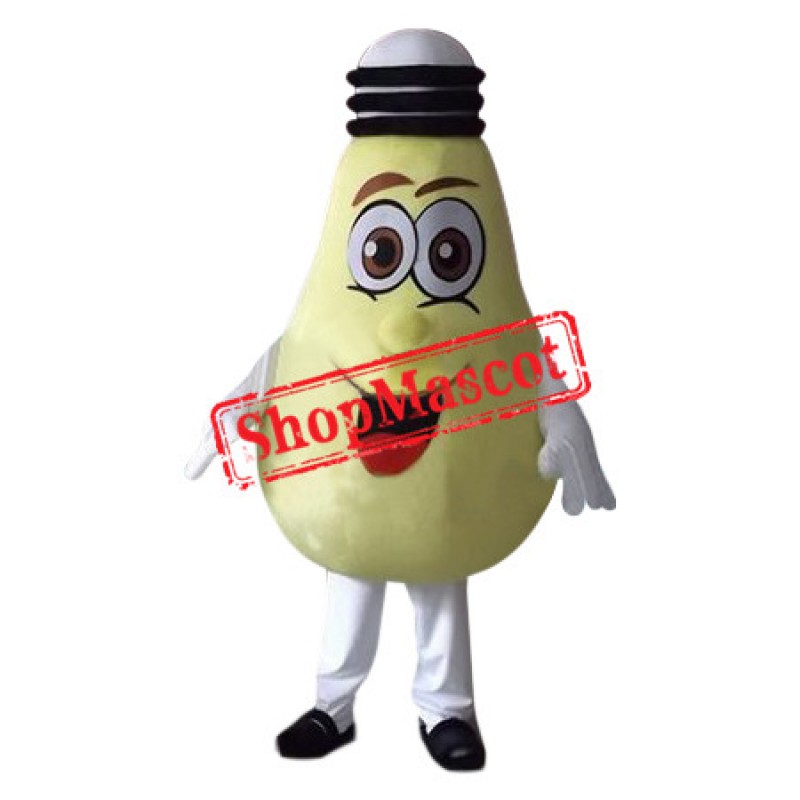 Big Yellow Lamp Mascot Costume
