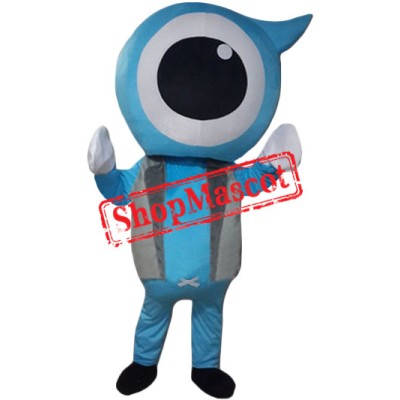 Affordable Blue Eyeball Mascot Costume