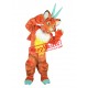 Superb Orange Dragon Mascot Costume
