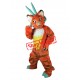Superb Orange Dragon Mascot Costume