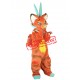 Superb Orange Dragon Mascot Costume