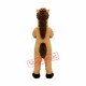 Brown Mustang Horse Mascot Costume Brown Mustang Horse Mascot Costume