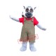 Superb Lemur Mascot Costume Superb Lemur Mascot Costume