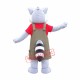 Superb Lemur Mascot Costume Superb Lemur Mascot Costume